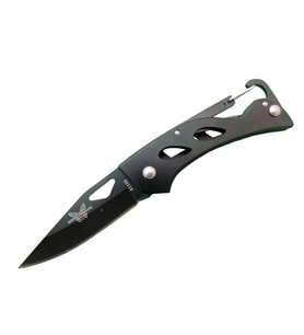A1103b Siyah Kamp Çakı 15 Cm - Kancalı Metal Saplı