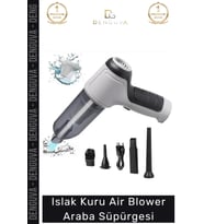 #Süpürge Şarjlı Kablosuz Güçlü Vakumlu El Tipi Taşınabilir Islak Kuru Air Blower Araba Süpürgesi