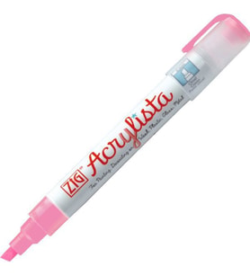 Zig Acrylista Marker Akrilik Boyama Kalemi 6 mm Kesik Uç CARNATION 