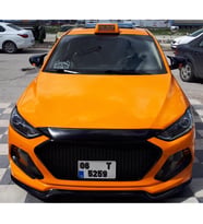 Hyundai Elantra Uyumlu Sinyalsiz 2016-2018 Batman Yarasa Ayna Kapağı Piano Black Abs Plastik