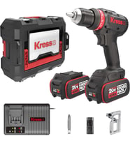 Kress Kua72.1 20Volt/4.0Ah Li-Ion Çift Akülü Kömürsüz Profesyonel Şarjlı Matkap (Çok Renkli)