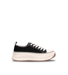 Lufian 121230092 Shay Kadın Hakiki Deri Klasik Sneaker Siyah