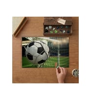 Top- Ağ- Futbol Tasarımı 240 parça Ahşap Puzzle Ahşap Kutuda MP00846