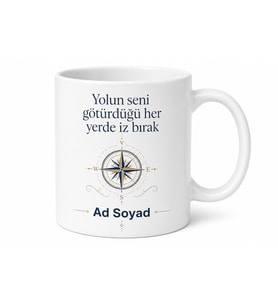 İsim Yazılı Tayin Hediyesi Özel Tasarım Baskılı Kupa Bardak Hediye