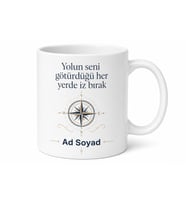 İsim Yazılı Tayin Hediyesi Özel Tasarım Baskılı Kupa Bardak Hediye