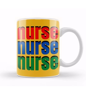 Nurse Gift İdea Funny Saying Quote Nursing Medical Kupa Bardak Porselen