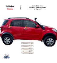 Daihatsu Terios Krom Kapı Kolu 4 Kapı 2006 Üzeri Paslanmaz Çelik (Gümüş)