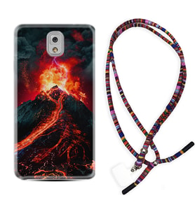 Samsung Note 3 4 5 8 9 20 Ultra 10 Lite Kılıf Boyun Asklı Rasta Silikon Yanardağ 1611