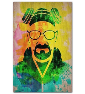 CakatabloRetro Breaking Bad Baskılı Görsel MDF Tablo