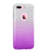 Blogy iPhone 8/7 ile Uyumlu Silikon Simli Kılıf