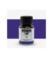 Rohrer&Klingner Kaligrafi mürekkebi Zeichentusche 29-airbrush-fırça-divit-sulu boya 50ml-740-violet (Çok Renkli)