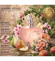Jeanne Arthes Amore Mio EDP 100 ml Kadın Parfümü – Şeftali Çiçeği & Armut Notalı Özel Seri