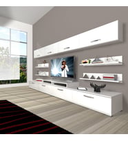 Decoraktiv Ekoflex 360Y Slm Tv Ünitesi Tv Sehpası - Parlak Beyaz