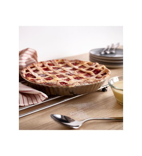 Paslanmaz Çelik Tart Kalıbı 30 cm, 2.2 lt, Dayanıklı ve Şık Tasarım