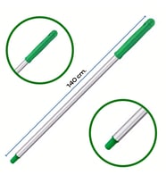 Mulpex Premium Kalite Alüminyum Eloksallı Sap, Vidalı 140 cm. Yeşil