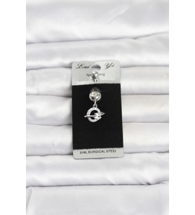 316L Cerrahi Çelik Sallantılı Yıldız Model Göbek Piercing 5886 - SSSSSS5997-5661