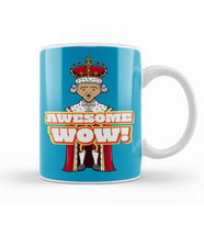 Awesome Wow King George Kupa Bardak Porselen