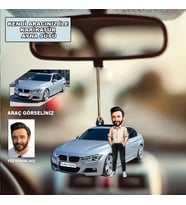 Kendi Aracınızla Kişiye Özel Karikatür Ayna Süsü