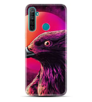 Realme 5i 5 Pro 6i 7 Pro 8 Kılıf Desemli Silikon Red Eagle 1752