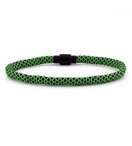 YEŞİL SİYAH PARACORD İPLİ MIKNATISLI ERKEK BİLEKLİK M012A
