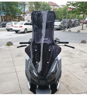 MOTOCAM RMG Moto Gusto Dream 150 Ön Cam 2023-2026 Model 78cm Siyah Renkli 4mm UZUN