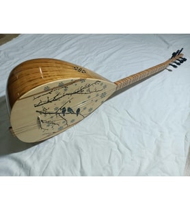 SAZ KISA SAP KALİTE DAL KUŞ İŞLEME SAZ TAM SET İSME ÖZEL LODİKSADAL