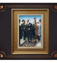 ÖZEL SERİ ALTIN VARAKLI ATATÜRK TABLO S1005
