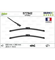 Sılecek Süpürgesı Ön Takım Aerotwın Sılecek Setı - [ 650 / 360 Mm ] Renault Captur Bm 12- (Oem No: 2