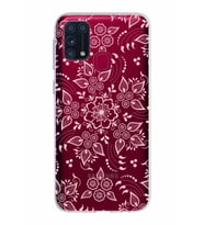 Samsung Galaxy M31 Kapak Nostalji Desen Tasarımlı Şeffaf Silikon Kılıf
