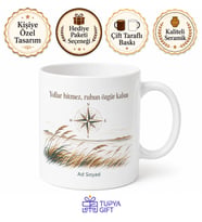 Göçebe Ruh Temalı Kişiye Özel Kupa Bardak İsimli Hediye Mug
