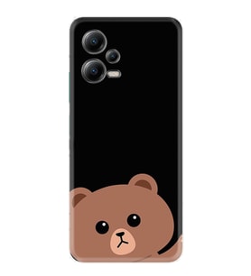 Xiaomi Poco X5 5g Kılıf Resimli Desenli Silikon Platinium Series Hello Bear 1905