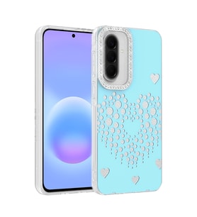 Galaxy S25 FE Kılıf Damla Taşlı Rivas Sert PC Kılıf