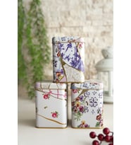 Kare Metal Saklama Kabı 75x75 3 Lü Set