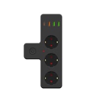 Ftr-12 Termal Akım Korumalı Isıya Dayanıklı 3 lü Priz 3x Usb 1x Type-c