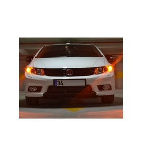 HONDA CIVIC FB7 KASA TURUNCU DRL AMPULÜ FLÖSHER T20 FARDOKTORU