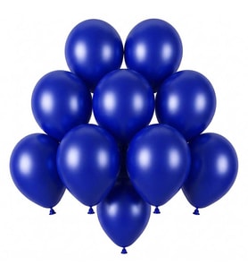 Lacivert Renk Lateks Pastel Balon (13 cm) - 10 Adet