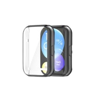 Huawei Watch Fit 2 Uyumlu Zore Watch Gard 02 Koruyucu Silikon (Siyah)