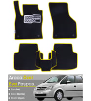 OPEL MERİVA A (2003-2010) Uyumlu EVA Paspas Tam Set–Araca Özel,Oto Paspas,Kolay Montaj