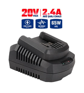 WORKPRO WP396000 20Volt 2.4A/Saat Li-ion Profesyonel Hızlı Akü Şarj Cihazı