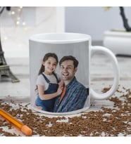 Kişiye Özel Hediye Resimli Kupa Bardak (Beyaz)