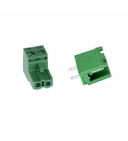 2 Pin 5.08mm Geçmeli Klemens (Dişi+Erkek) Set