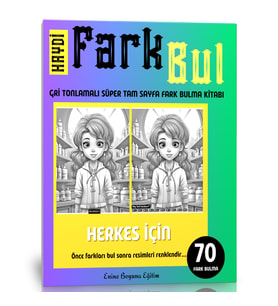 Haydi Fark Bulalım Kitabı (70 TAM Sayfa Fark Bulma)
