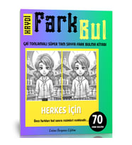 Haydi Fark Bulalım Kitabı (70 TAM Sayfa Fark Bulma)