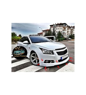 CHEVROLET CRUZE EDİTİON MAKYAJLI ÖN TAMPON EKİ FİBERGLASS BOYASIZ