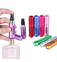 Sunup SN-14515 Pratik Doldurulabilir Mini Cep Parfüm Şişesi Alüminyum (5ML)