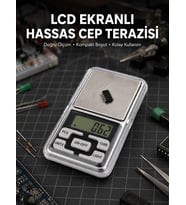 Kapaklı Dijital Cep Terazisi Hassasiyet 300 Gr Yeni Nesil