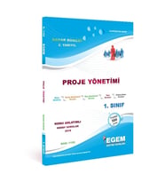 Egem Eğitim Yayınları Aöf Proje Yönetimi (bahar Dönemi) Konu Anlatımlı Soru Bankası- (2.yarıyıl) (Çok Renkli)
