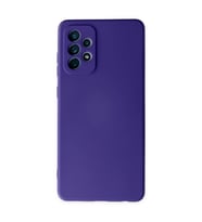 Samsung Galaxy A72 Kılıf Nano İçi Kadife Silikon - Mor