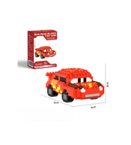 ARABALAR ŞİMŞEK MCQUENN BRICKS 3D PUZZLE LEGO +14 Çok Renkli