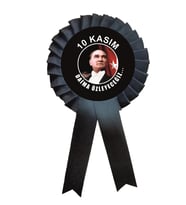 10 kasım atatürk saten kokart 10 adet